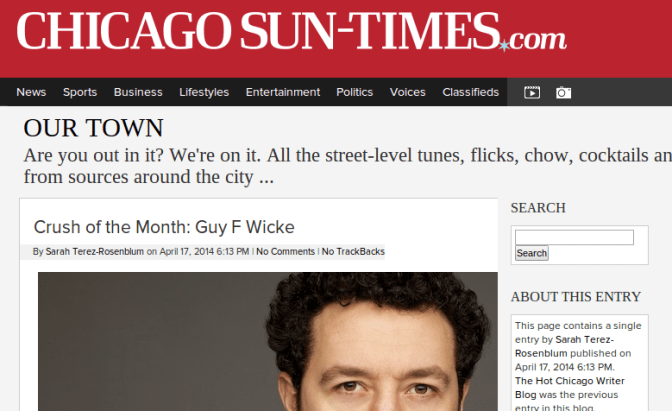 Interview on ChicagoSunTimes.com